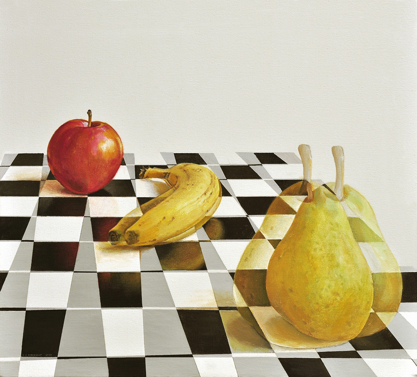 Fruit  |  Casein on canvas  |  18″ x 22″
