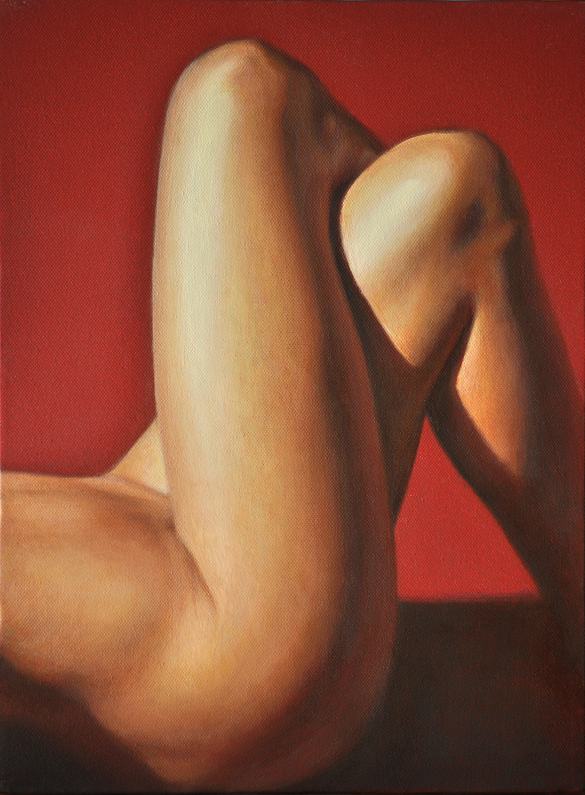 Legs  |  Oil on canvas  |  12″ x 16″